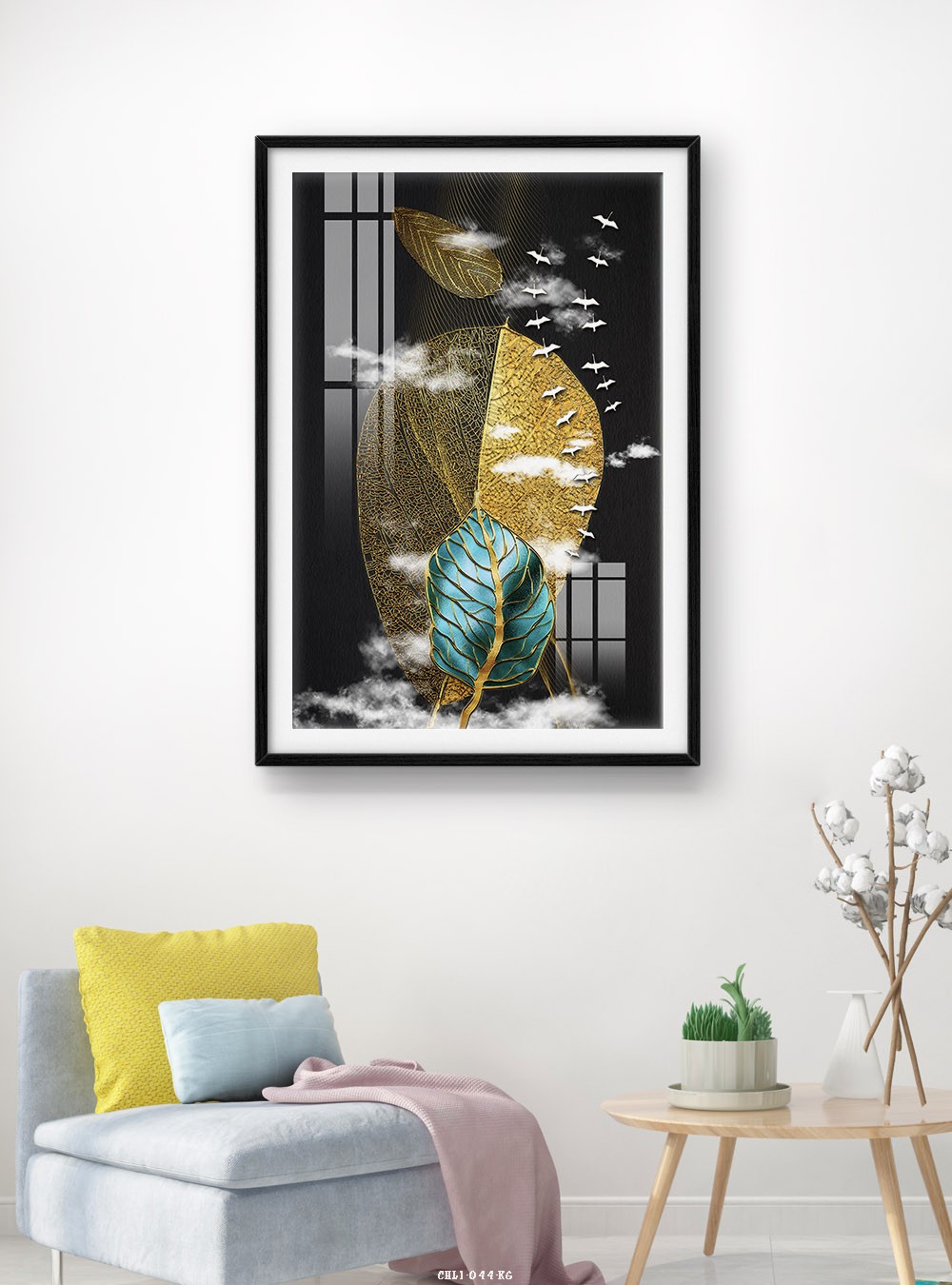 Lá và chim CHL1-044-KG